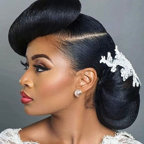 Bridesmaid Hairstyles Black Hair
 37 Wedding Hairstyles for Black Women To Drool Over 2017