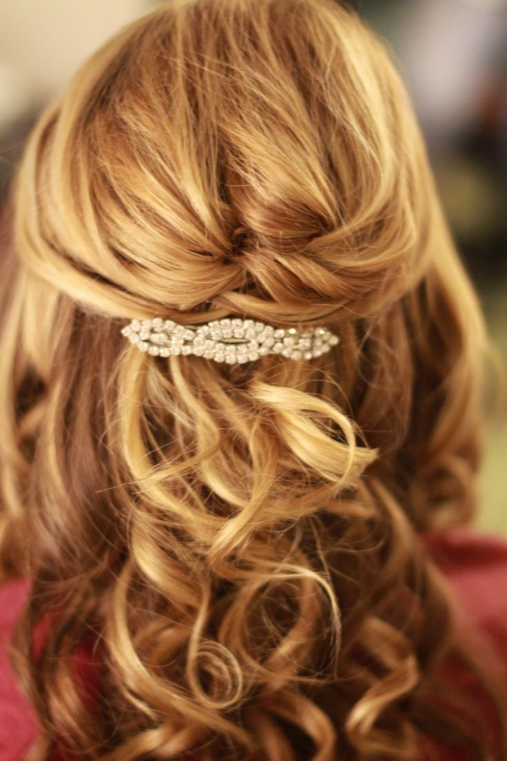 Bridesmaid Hairstyles Pinterest
 Wedding Hairstyles For Medium Hair Half Up Half Downhalf