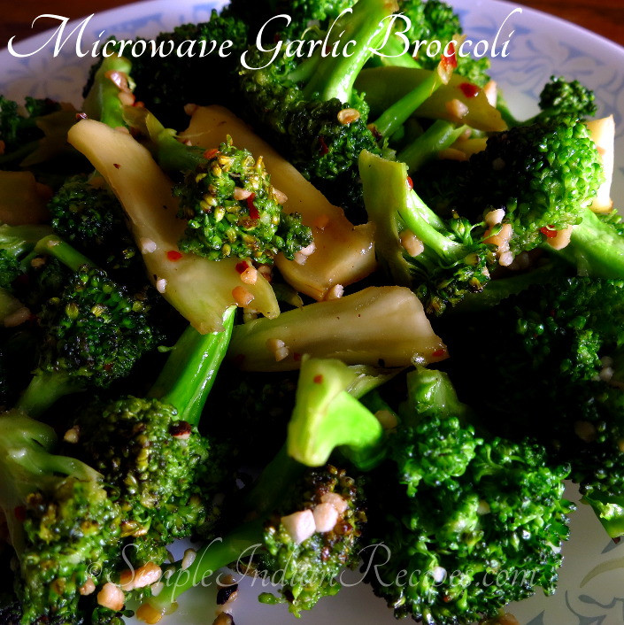 Broccoli In Microwave
 Microwave Garlic Broccoli