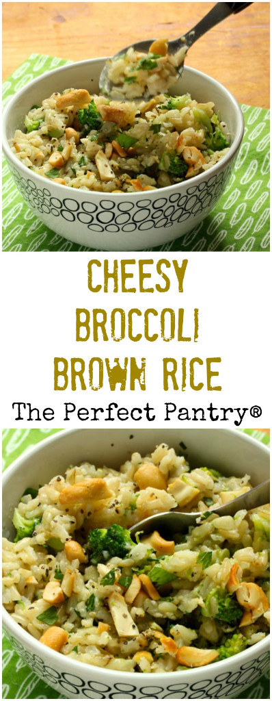 Broccoli Main Dish Recipes
 Cheesy broccoli brown rice a family friendly side dish or