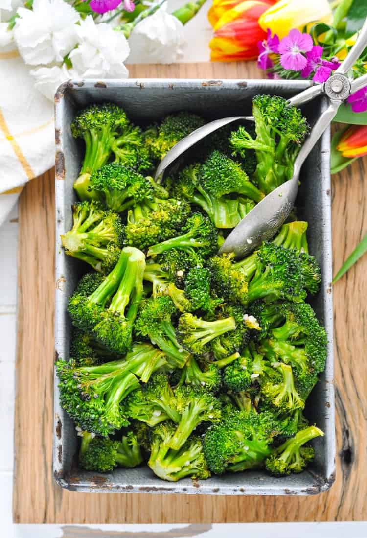 Broccoli Main Dish Recipes
 Garlic Roasted Broccoli Recipe The Seasoned Mom