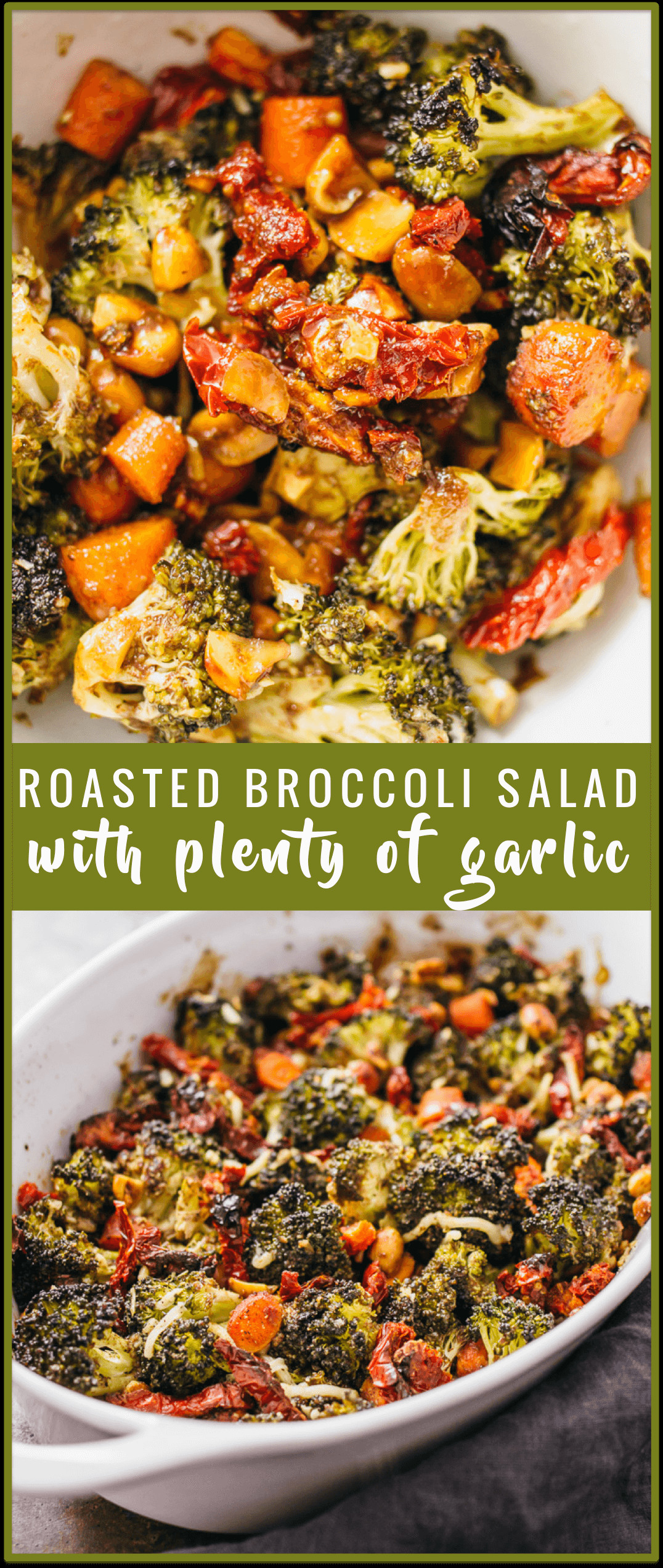 Broccoli Main Dish Recipes
 Roasted broccoli salad with garlic This is one of my