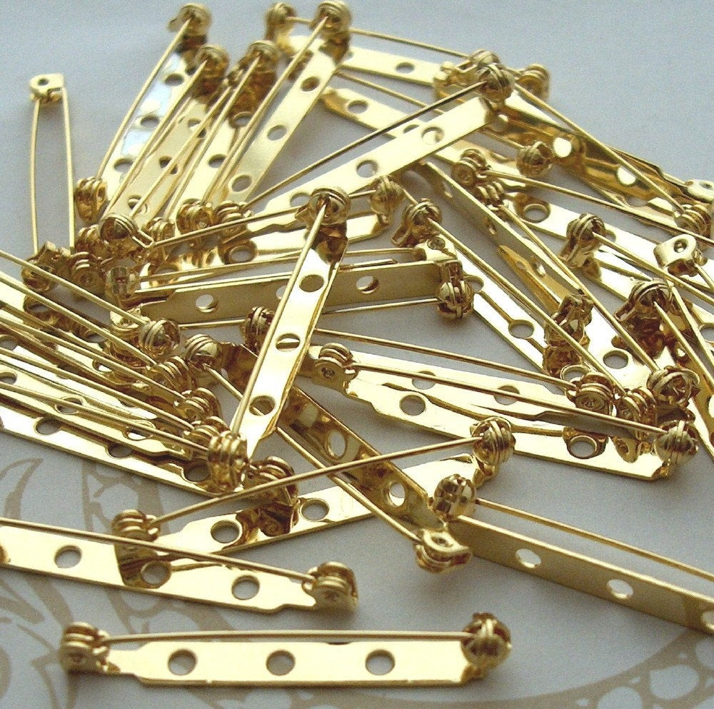 Brooches Back
 Brooch Pin Metal Pin Back Gold Pin Back 1 5 Brooch