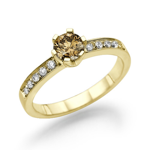Brown Diamond Engagement Rings
 Fancy Brown Diamond Engagement Ring ♦ Jordan River Diamonds