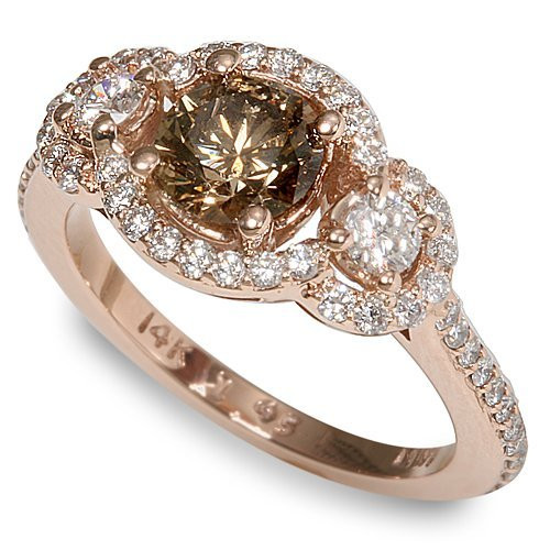 Brown Diamond Engagement Rings
 Prepare Wedding Dresses Chocolate Diamond Engagement Rings