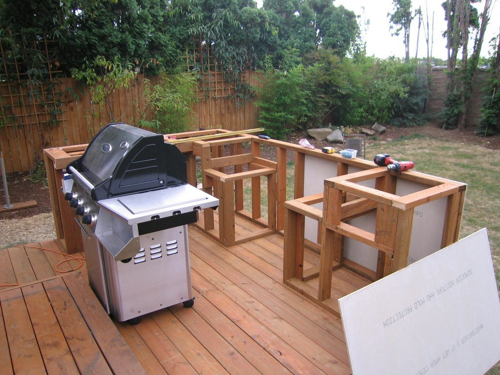 Building An Outdoor Kitchen
 outdoor cooking bbq island made simple step 1 framing