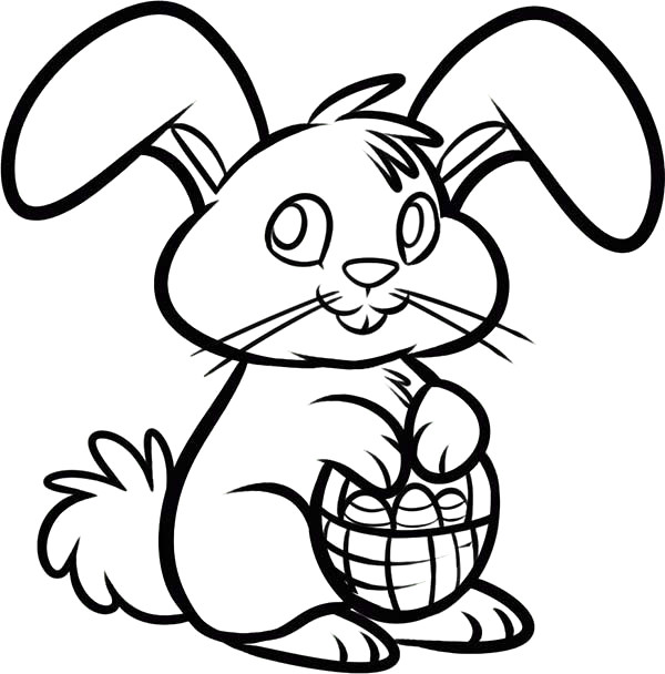 Bunny Coloring Pages For Kids
 Easter Bunny Coloring Pages