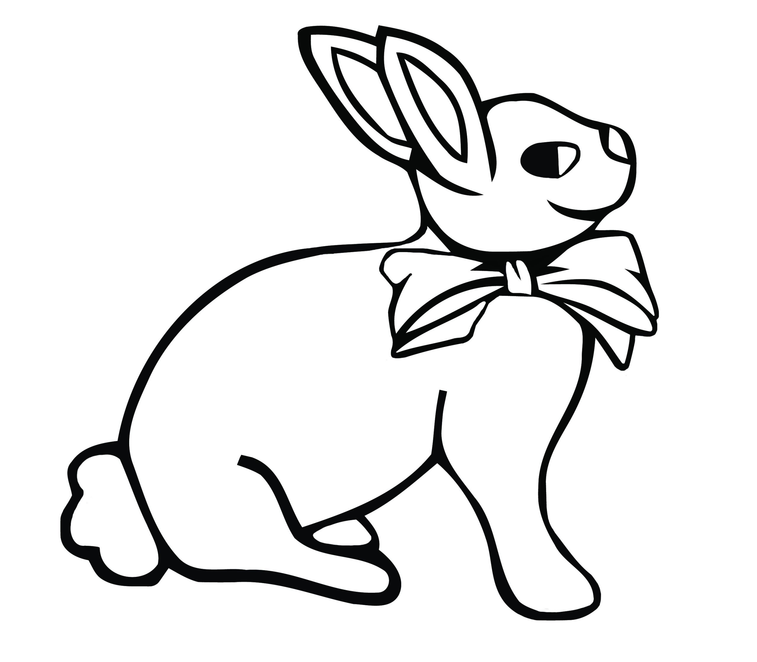 Bunny Coloring Pages For Kids
 Coloring Pages A Rabbit Printable