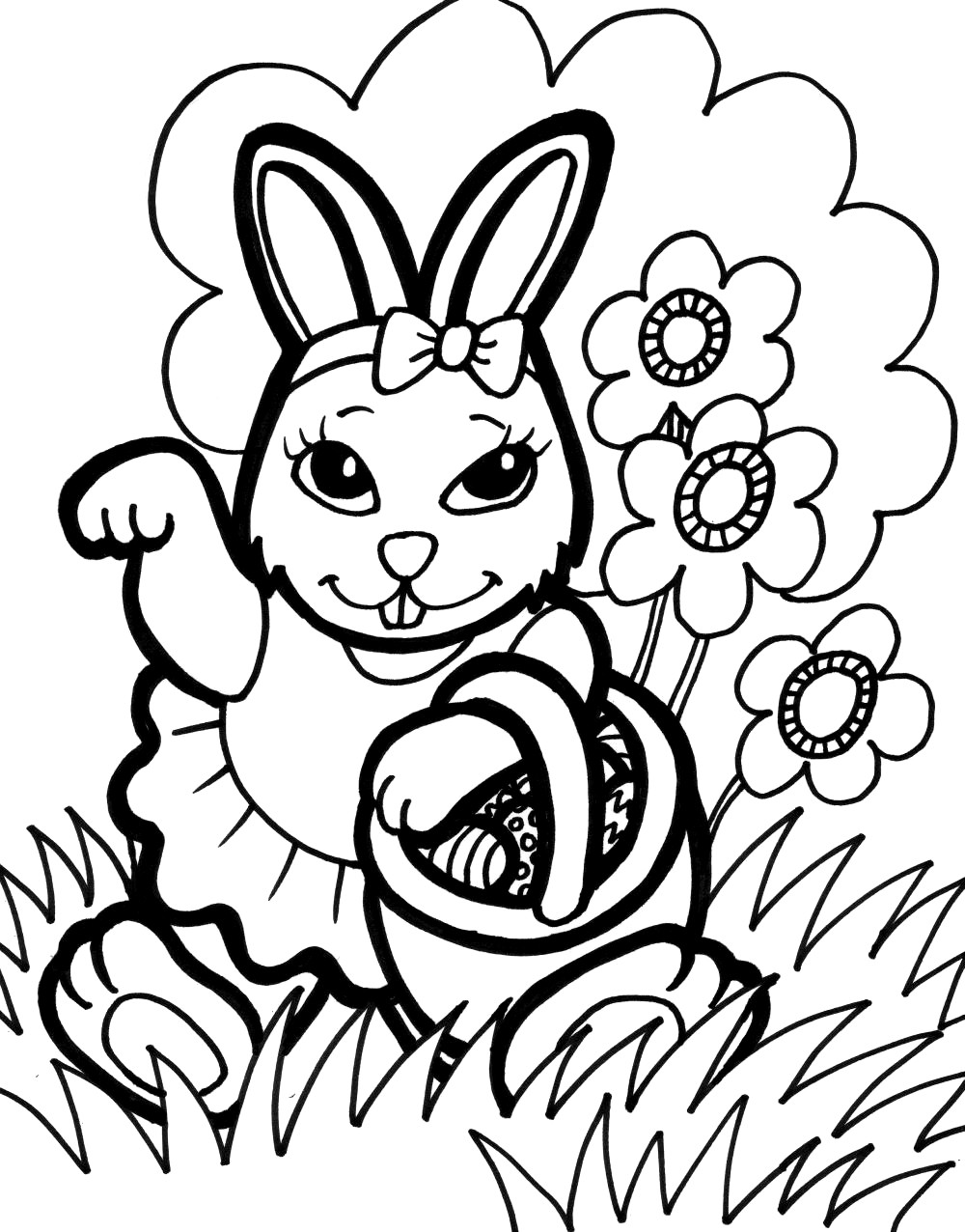 Bunny Coloring Pages For Kids
 Bunny Coloring Pages Best Coloring Pages For Kids