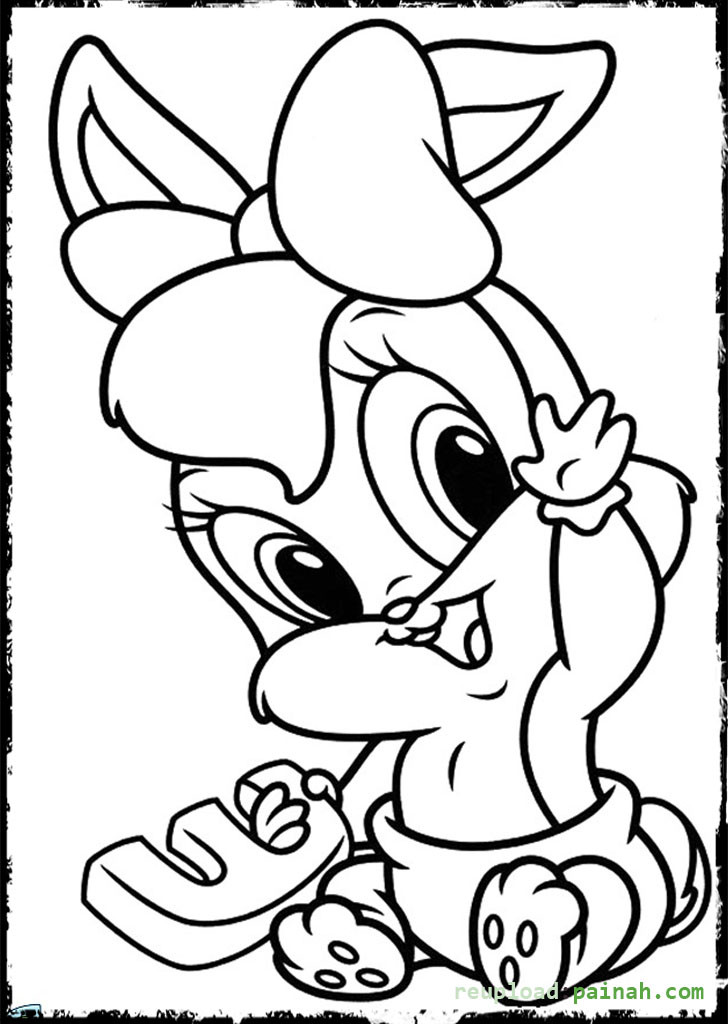 Bunny Coloring Pages Printable
 Cute Coloring Pages at GetDrawings