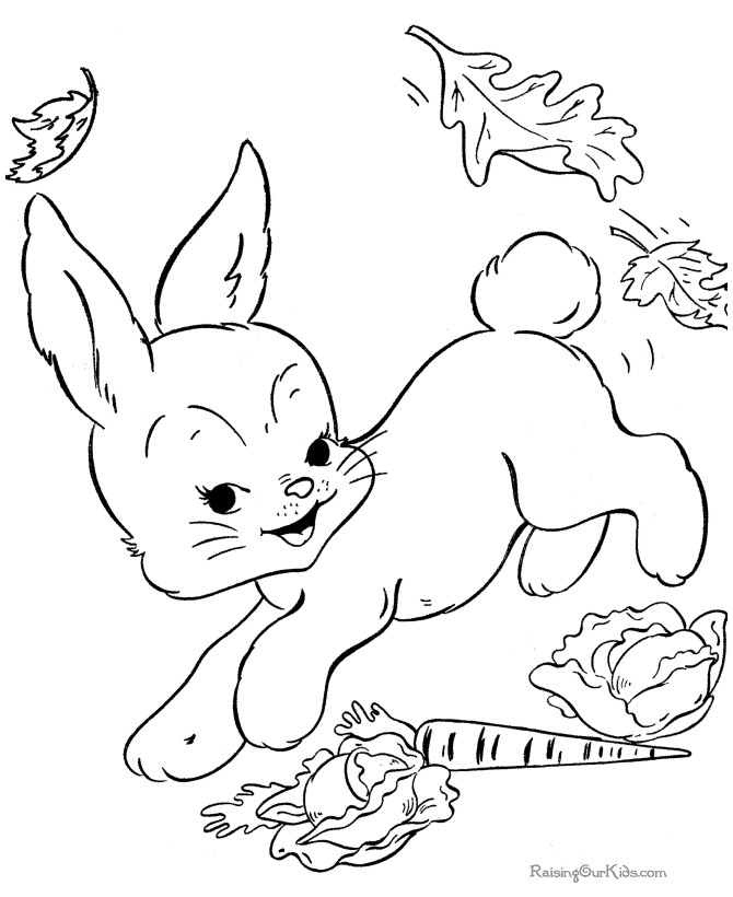 Bunny Coloring Pages Printable
 Real Madrid And Barcelona 2012 cute easter bunny pictures