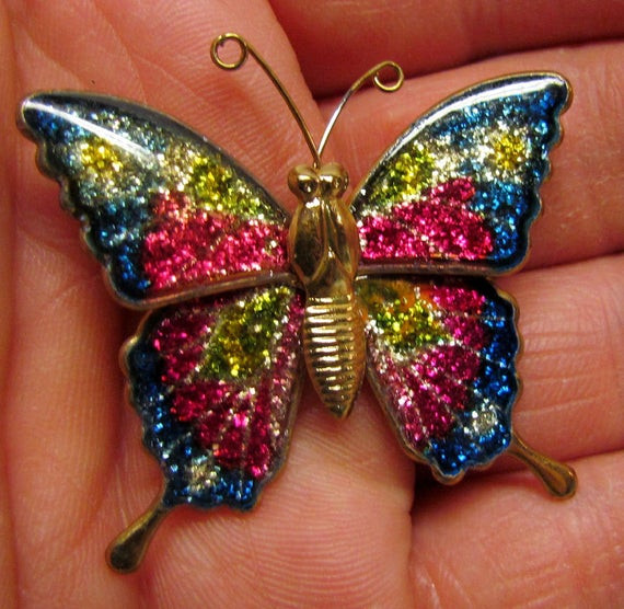Butterfly Brooches
 Vintage Butterfly Brooch Pin made in Taiwan by
