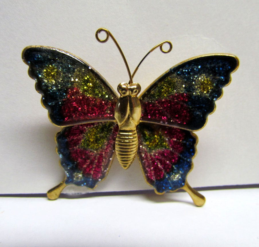 Butterfly Brooches
 Vintage Butterfly Brooch Pin made in Taiwan Costume Jewelry