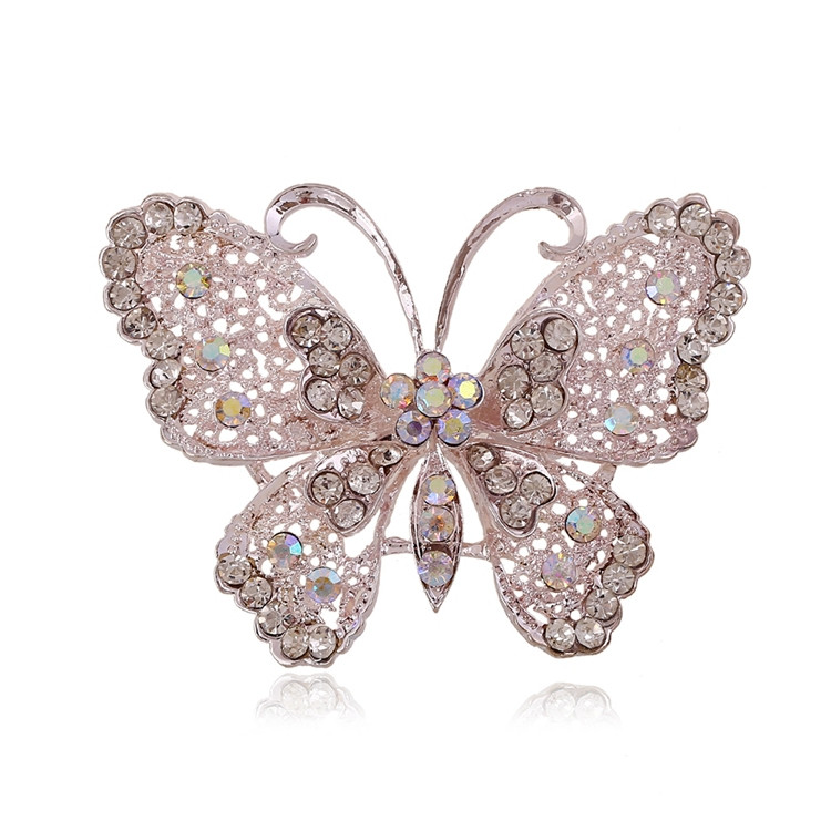 Butterfly Brooches
 2016 New Crystal Insect Brooches for Women Jewelry Sliver