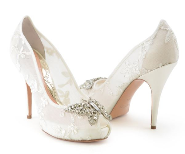 Butterfly Wedding Shoes
 Aruna Seth wedding shoes heels singapore coral