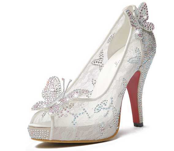 Butterfly Wedding Shoes
 Wedding Shoes butterfly shoes 11CM High Heel Elegant Women