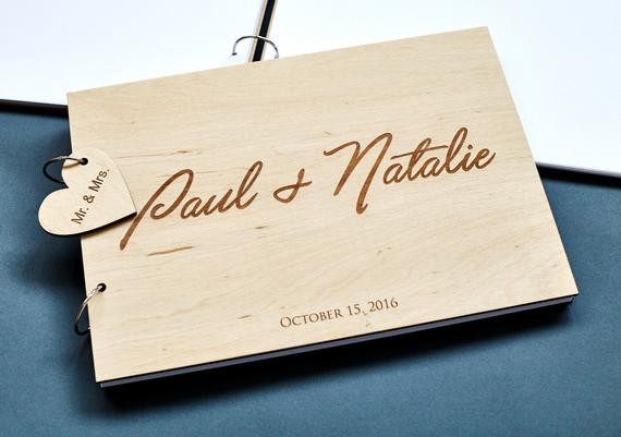 Buy Wedding Guest Book Online
 Aliexpress Buy Rustic Wedding Guestbook With Name