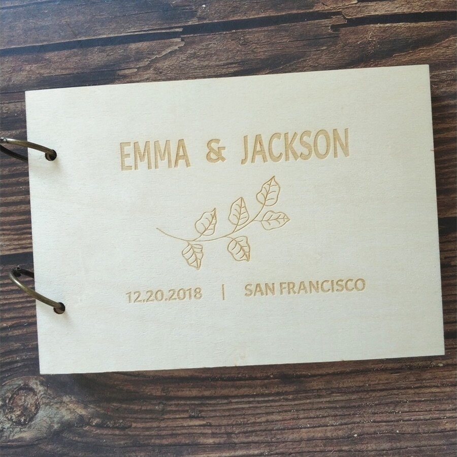 Buy Wedding Guest Book Online
 Aliexpress Buy Personalized Wedding Floral Guest