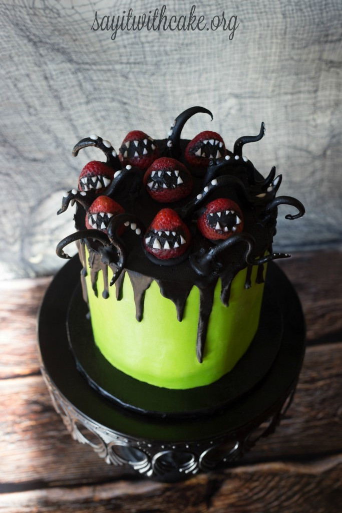 Cakes For Halloween
 Creepy Halloween Cake – Say it With Cake