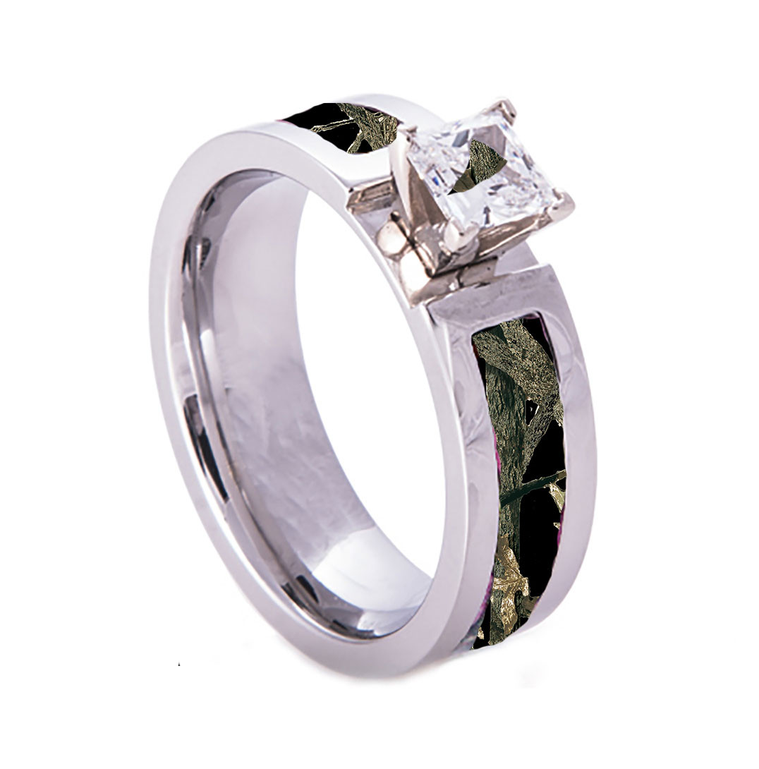 Camouflage Wedding Rings
 Camouflage Wedding Rings – Camo – Pink – Orange