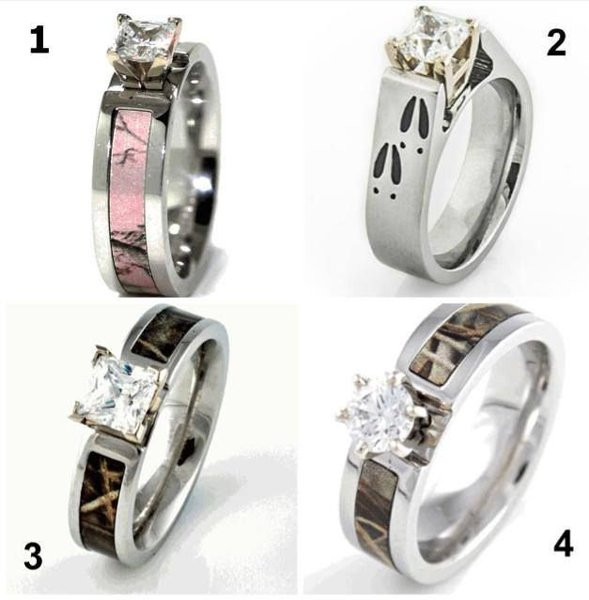 Camouflage Wedding Rings
 New Designs Camo Wedding Rings