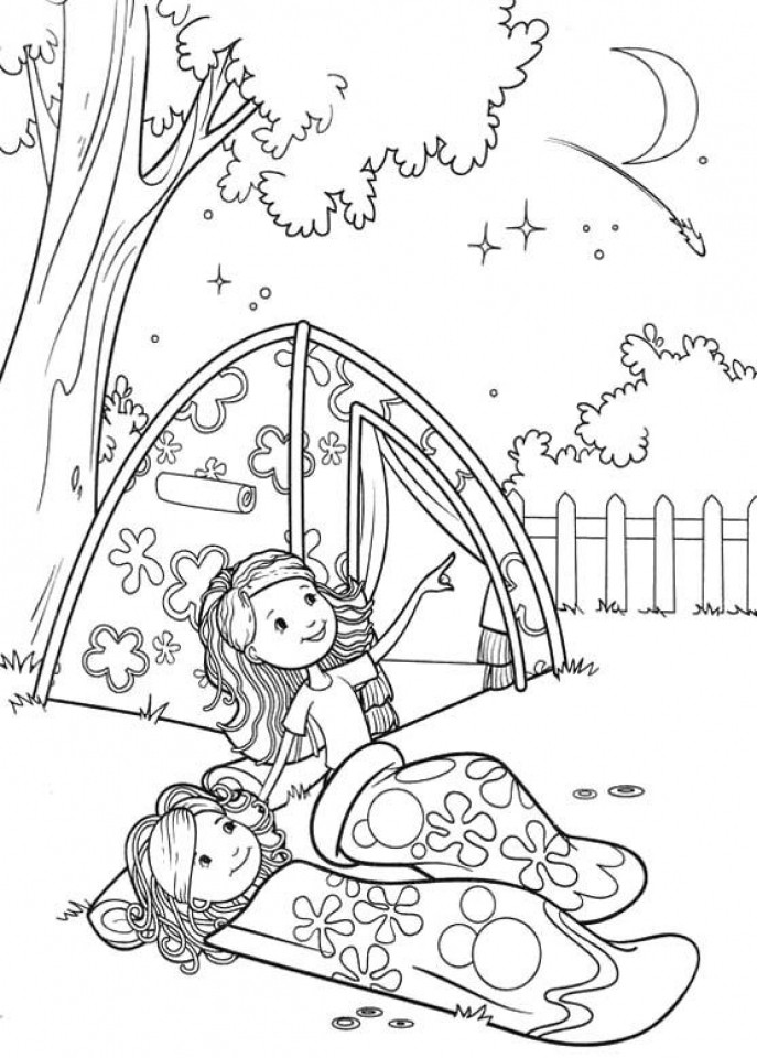Camping Coloring Pages Printable
 Get This Printable Camping Coloring Pages