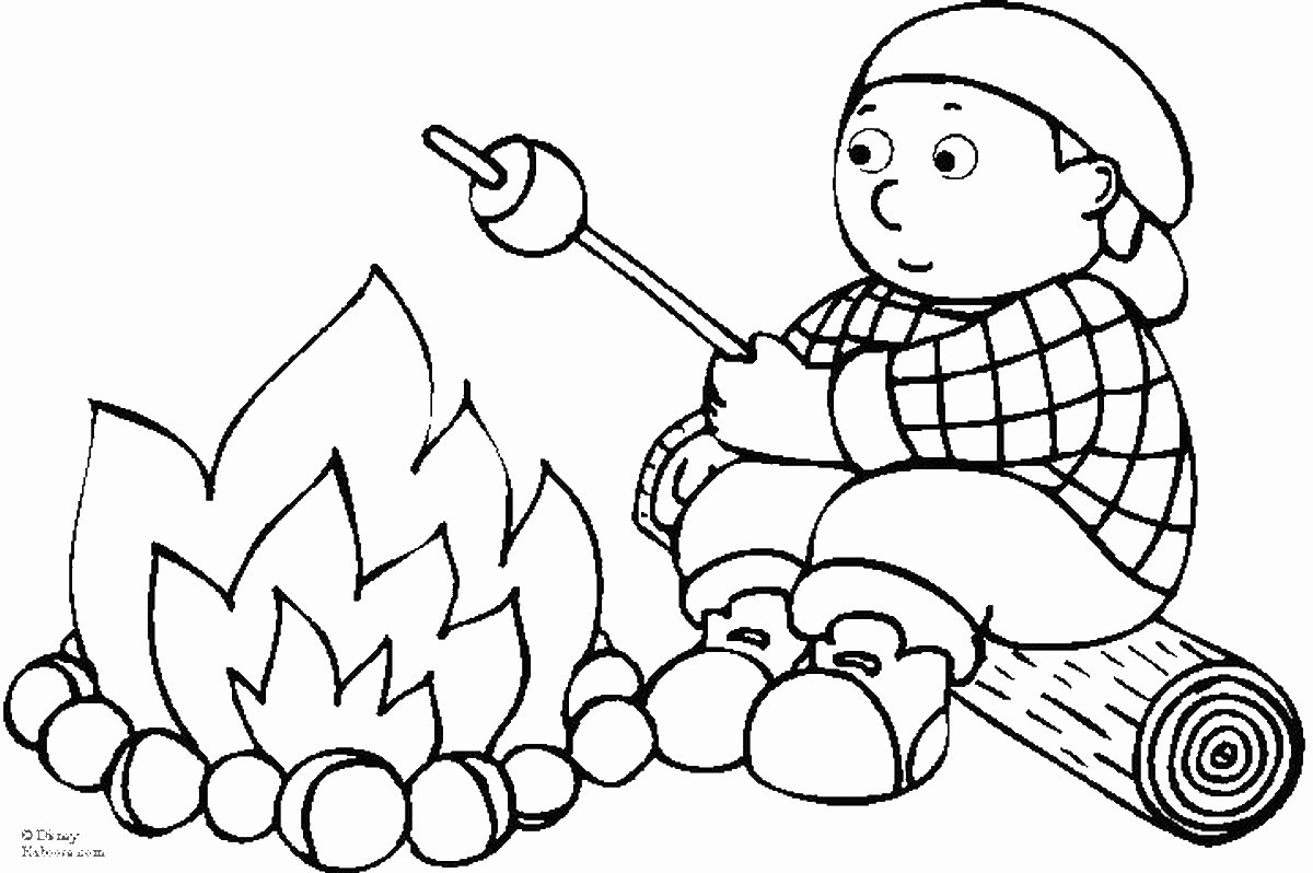 Camping Coloring Pages Printable
 Camping Coloring Pages