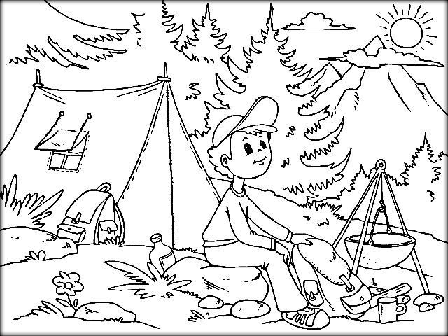 Camping Coloring Pages Printable
 The City School Grade 3 English Reinforcement Worksheets