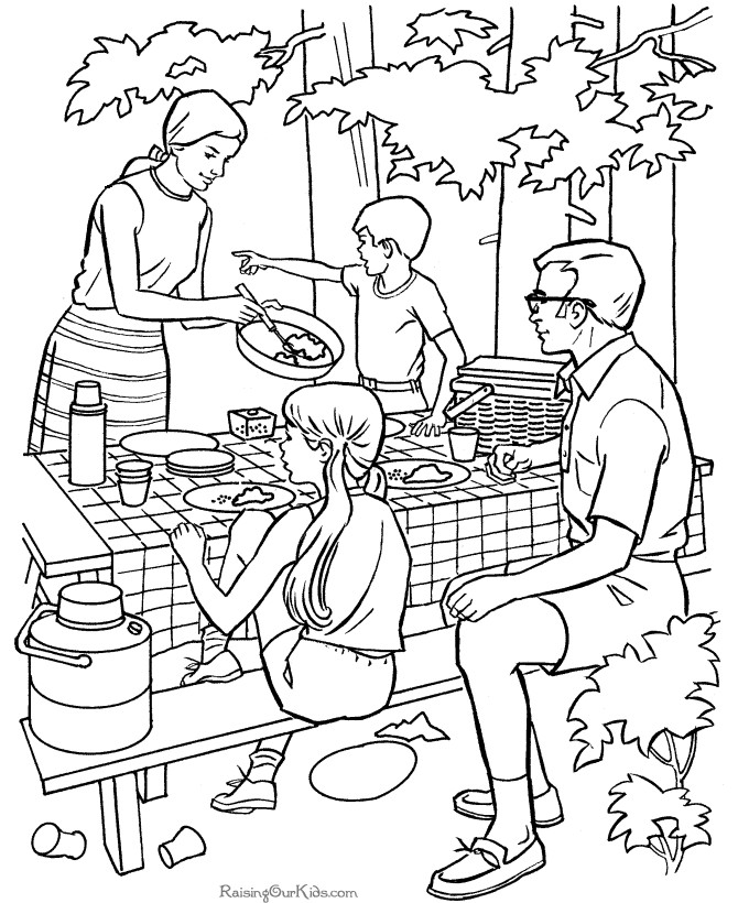 Camping Coloring Pages Printable
 Camping Coloring Pages Malvorlage Gratis