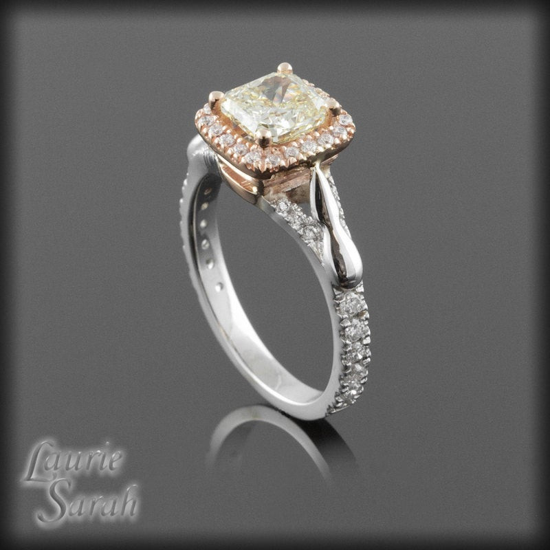 Canary Diamond Engagement Rings
 Diamond Engagement Ring Fancy Canary Yellow by
