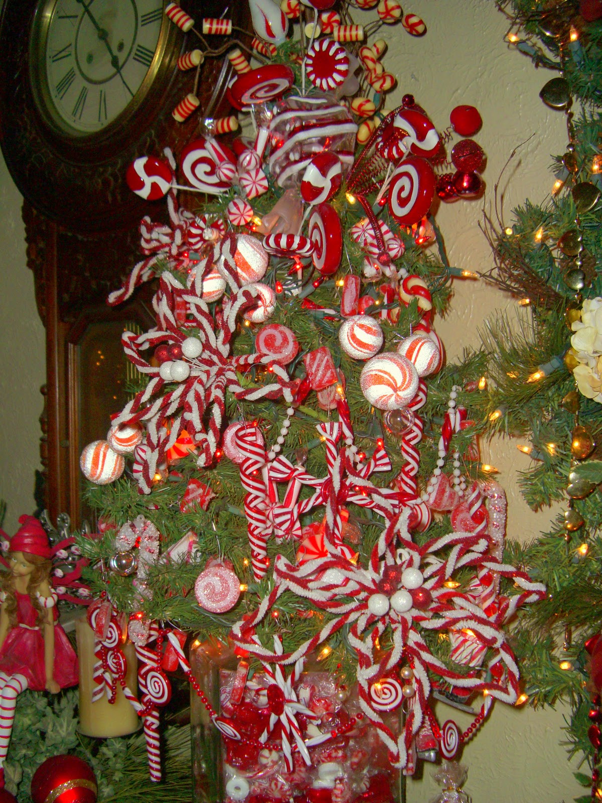 Candy Cane Christmas
 House full of Christmas trees