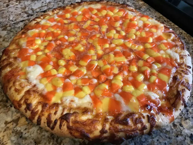 Candy Corn Pizza
 Candy corn pizza Pee wee s blog