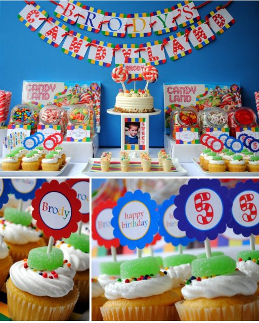 Candy Land Birthday Party
 Kara s Party Ideas Candyland Birthday Party