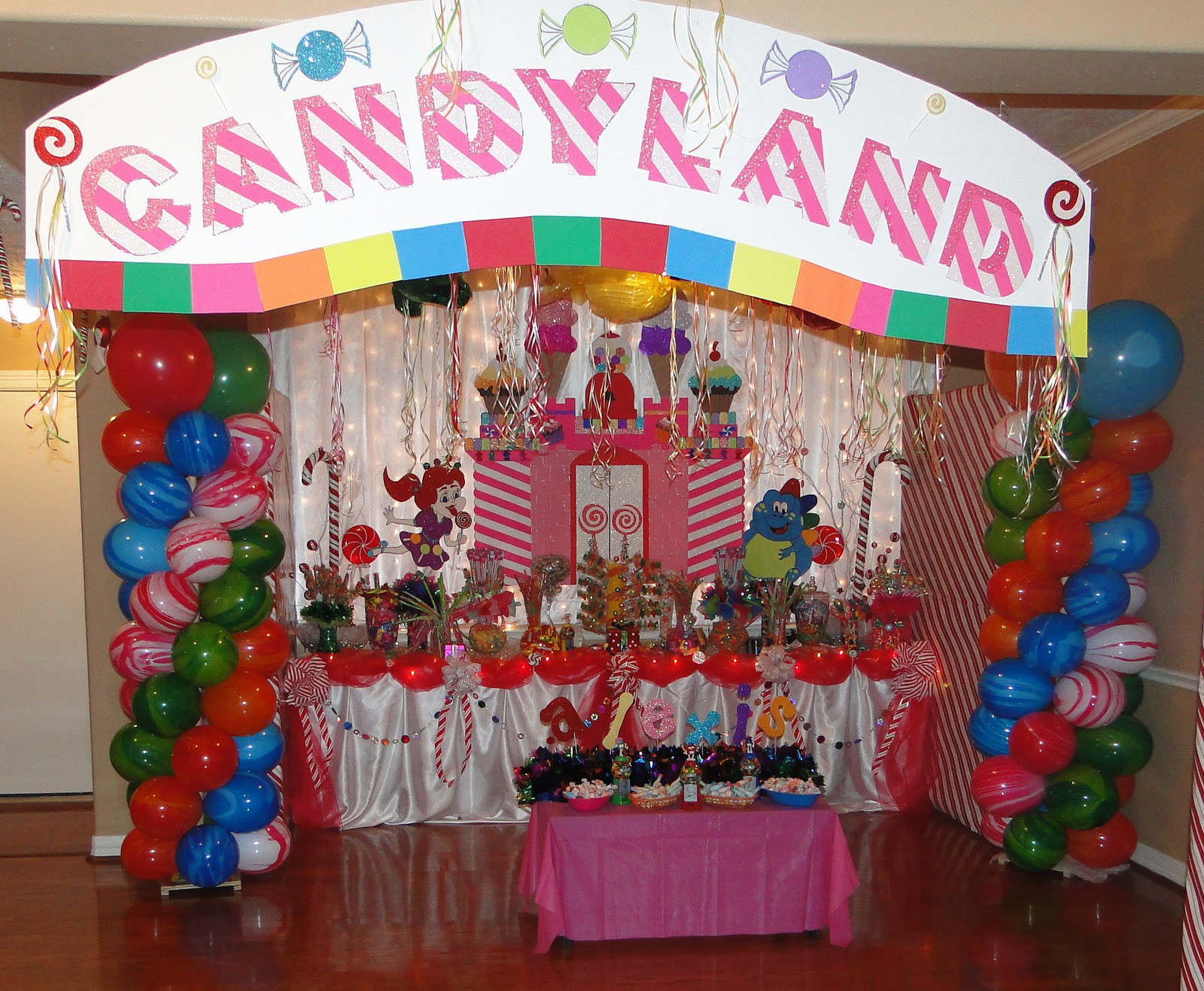 Candy Land Birthday Party
 Unfor table Creations Designed by Maria Candyland
