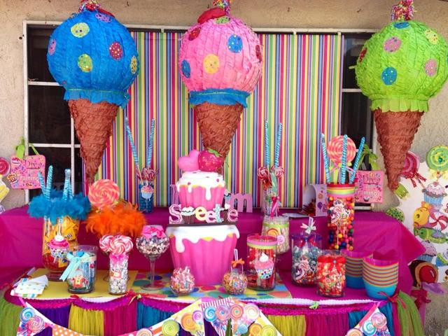 Candy Land Birthday Party
 Candy land themed birthday party decoration