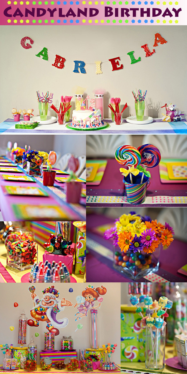 Candy Land Birthday Party
 Candyland Birthday Party