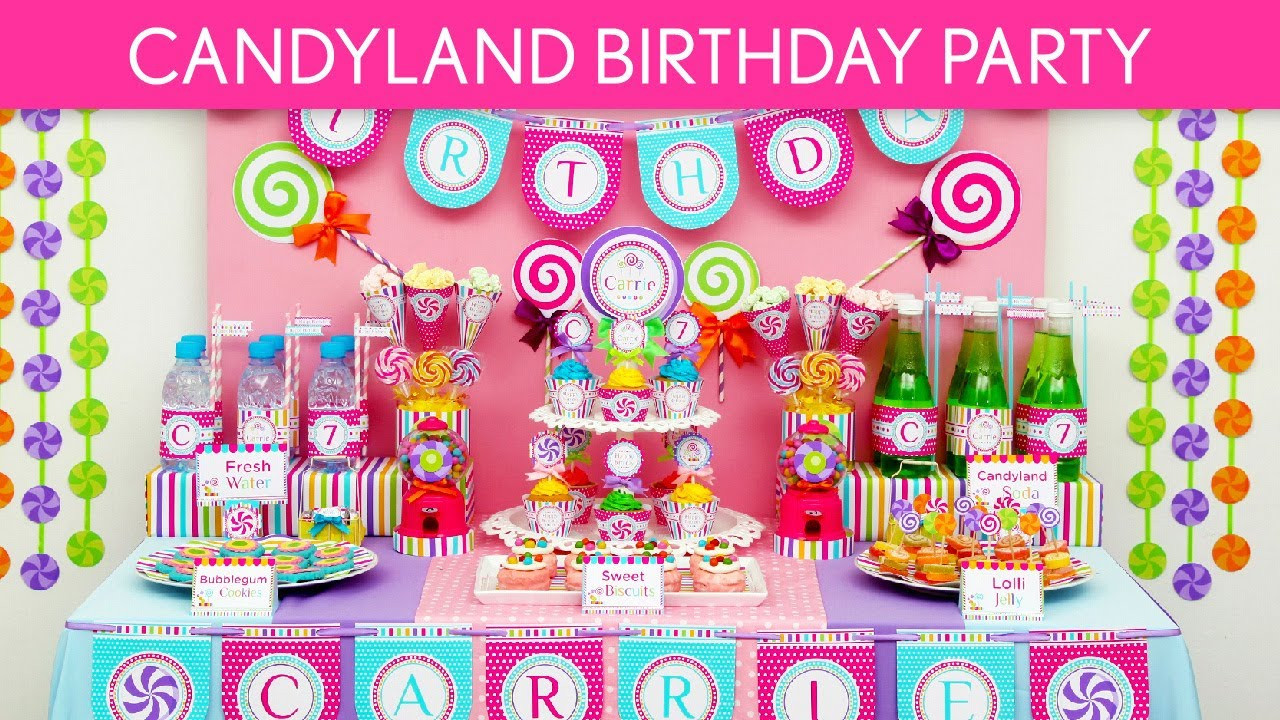 Candyland Birthday Party Ideas
 Candy Birthday Party Ideas Candyland B39