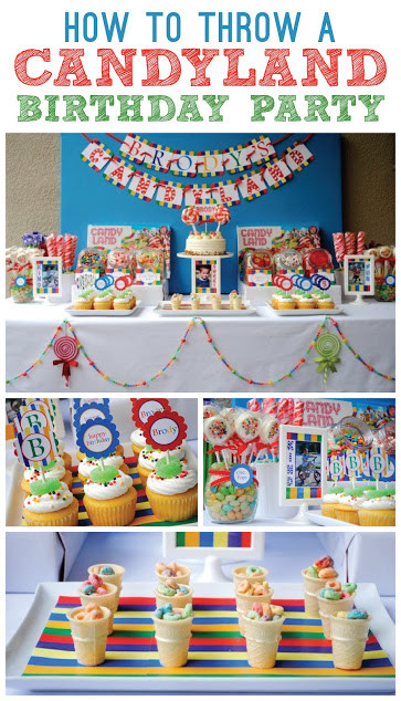 Candyland Birthday Party Ideas
 How to Throw a Candyland Birthday Party Classy Mommy
