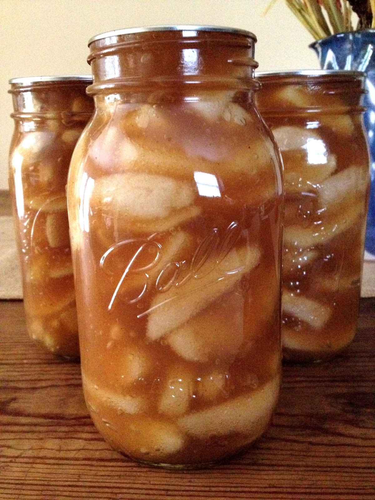 Canning Apple Pie Filling With Clear Jel
 Headspace Apple Pie in a Jar