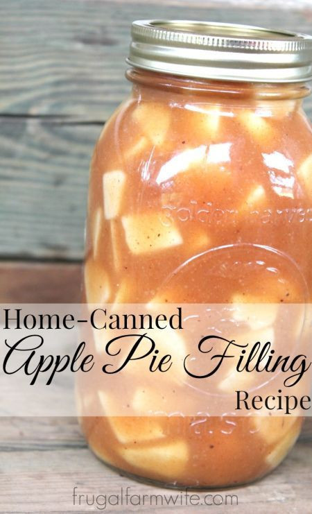 Canning Apple Recipes
 Homemade Apple Pie Filling Recipe For Canning