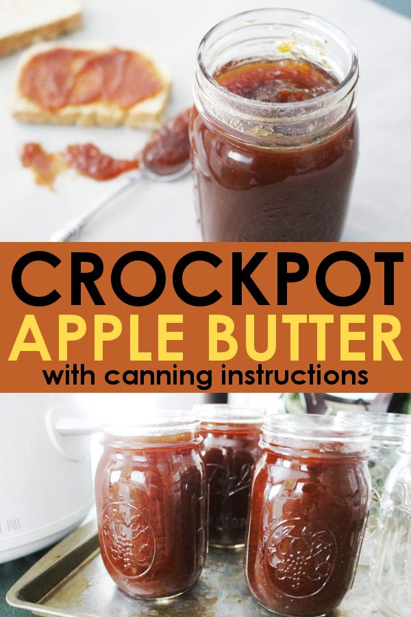Canning Apple Recipes
 Easy Crockpot Apple Butter Recipe Canning Instructions
