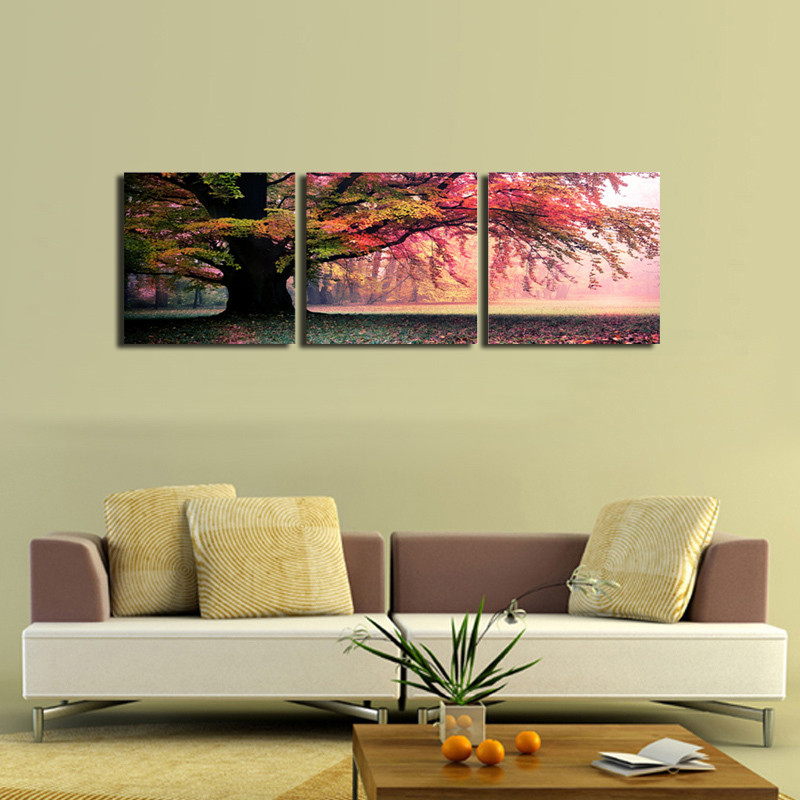 Canvas Painting For Living Room
 3 piece wall art painting pictures print on canvas