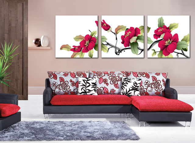 Canvas Painting For Living Room
 coast rhododendron flower painting canvas pictures