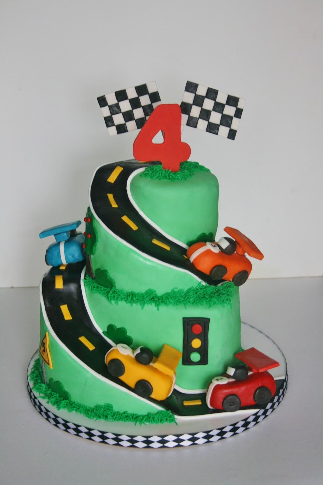 Car Birthday Cake
 And Everything Sweet Race Car Cake