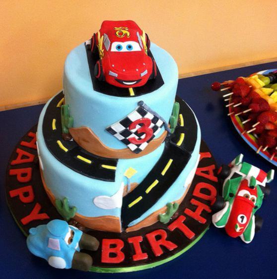 Car Birthday Cake
 CARS BIRTHDAY CAKE Fomanda Gasa