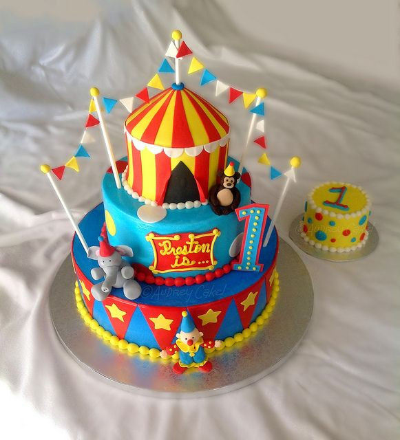 Carnival Themed Birthday Cakes
 Circus Birthday Cake