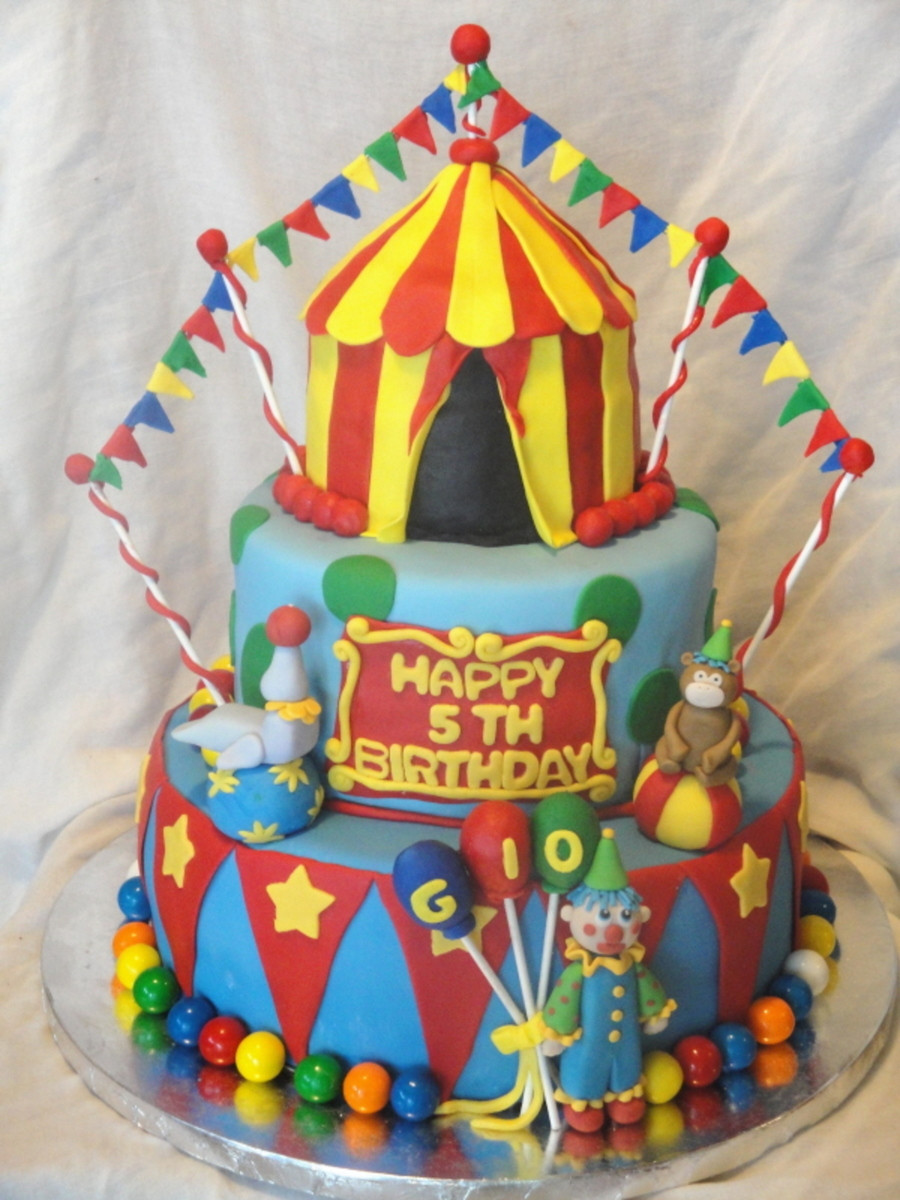 Carnival Themed Birthday Cakes
 Circus Carnival Birthday Cake CakeCentral