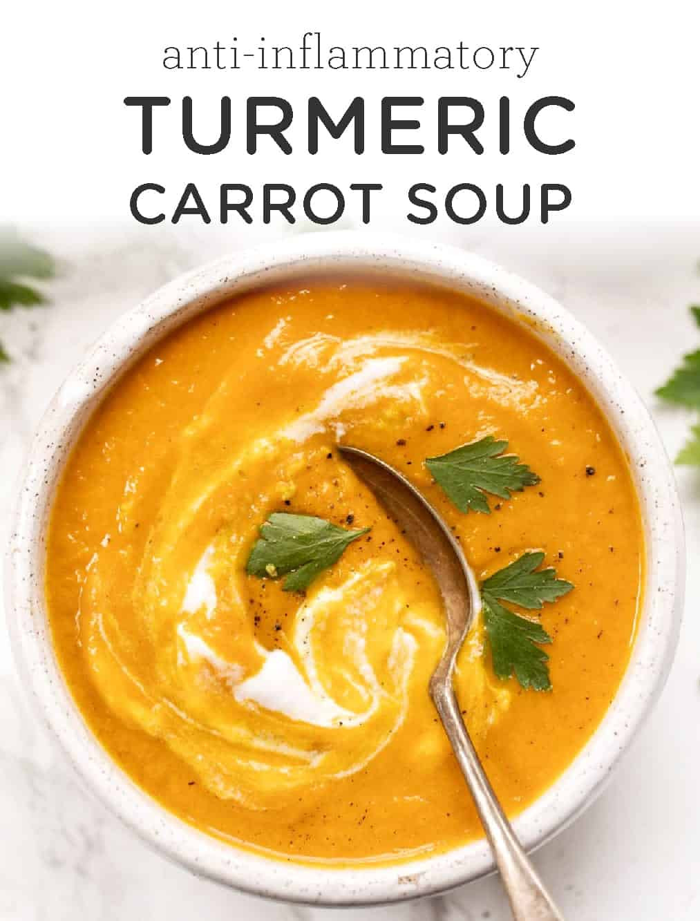Carrot Soup Recipes
 Ginger & Turmeric Carrot Soup