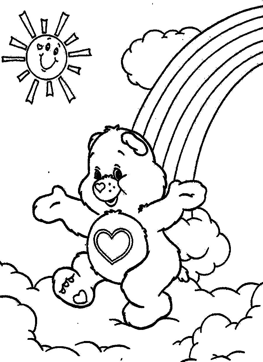 Cartoon Coloring Pages For Kids
 Cartoon Coloring For Kids Care Bears Coloring Pages