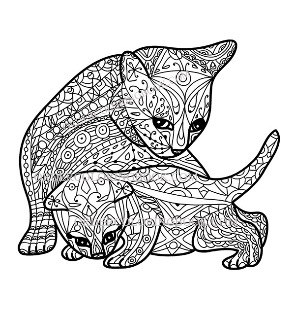 Cat Adult Coloring Pages
 Cats Coloring Pages Order Coloring Books and Notebooks